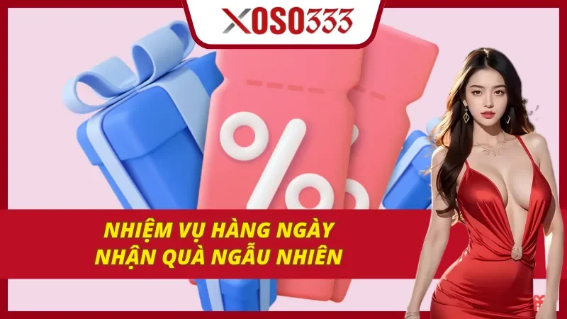 Nhận quà ngẫu nhiên khi điểm danh mỗi ngày